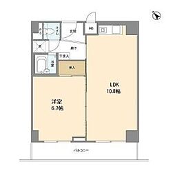 ディオケネス 1LDKの間取図画像