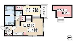 スヴニール伝馬 1LDKの間取図画像