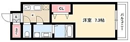 S-RESIDENCE浄心 1Kの間取図画像