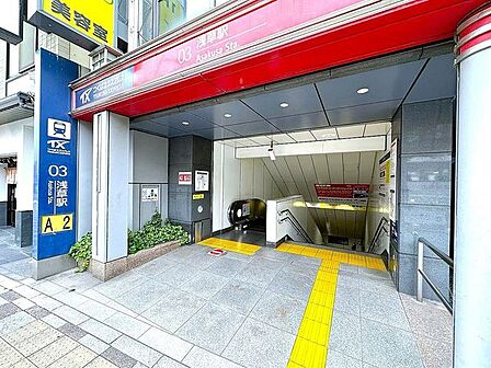 浅草駅(首都圏新都市鉄道 つくばエクスプレス) 徒歩3分。 190m