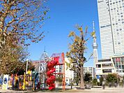 錦糸公園 徒歩10分。 760m