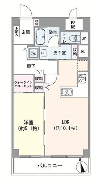 間取りを拡大表示