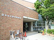 袋井市立袋井図書館（408m）