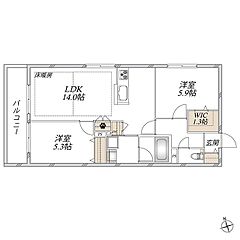 物件の間取り