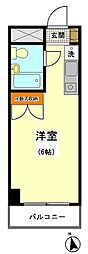 司ビル ワンルームの間取図画像