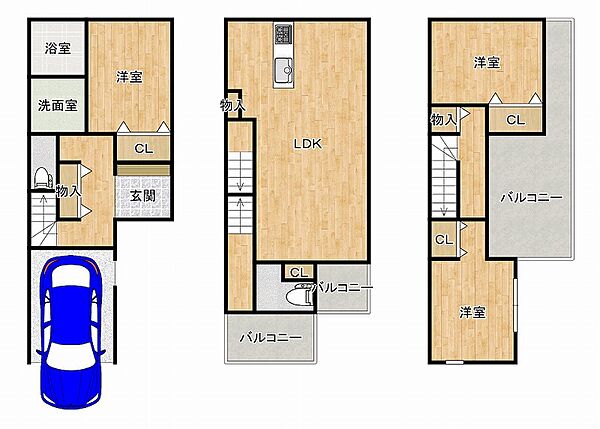 間取りを拡大表示