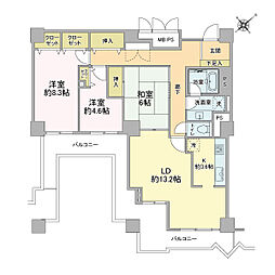 間取図画像 3LDK