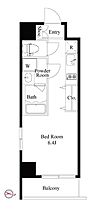 プライマル品川西大井  ｜ 東京都品川区西大井6丁目12（賃貸マンション1R・1階・22.04㎡） その2