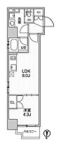 シーズンフラッツ菊川WEST 703 ｜ 東京都墨田区菊川2丁目9-5（賃貸マンション1LDK・7階・42.55㎡） その2