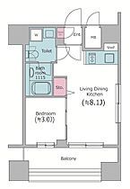 クレヴィアリグゼ日暮里 903 ｜ 東京都荒川区東日暮里6丁目45-2（賃貸マンション1LDK・9階・25.05㎡） その2