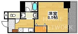 YSM21 1Kの間取図画像