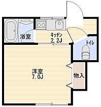 ピュアハイツ 203 ｜ 岩手県盛岡市上田1丁目22-23（賃貸アパート1K・2階・20.58㎡） その2