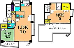 アイビーハウス 2LDKの間取図画像