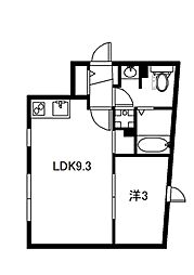 仮称)平塚3丁目 1LDKの間取図画像