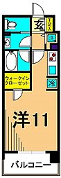 RESIDIA大井町2 ワンルームの間取図画像