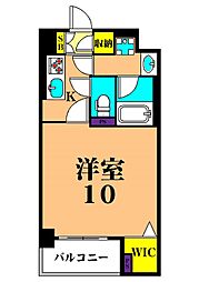 アビティ南大井1 1Kの間取図画像