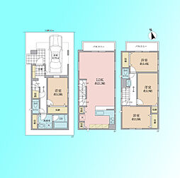 川口市緑町 4LDKの間取り