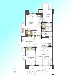 間取図画像 3LDK