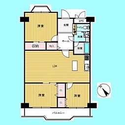 間取図画像 3LDK