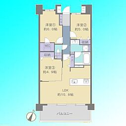 間取図画像 3LDK