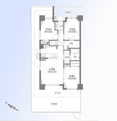現況と図面が異なる場合は、現況を優先とさせていただきます。
