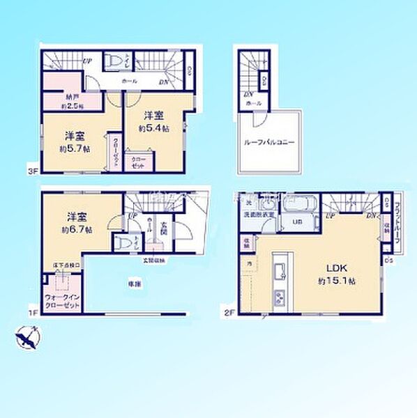 間取りを拡大表示