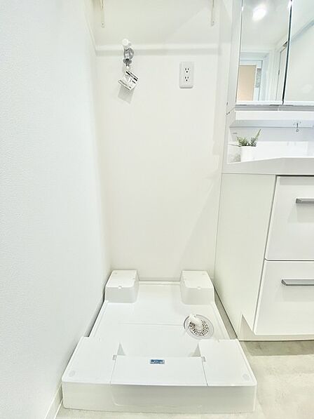 洗濯機防水パンがあります。 