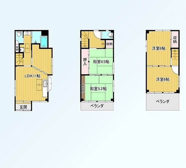 間取りを拡大表示