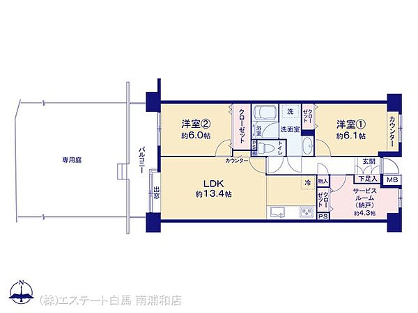 間取りを拡大表示