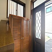 玄関をスッキリ整理。いつも気持ち良く使える玄関収納ボックス付き。 