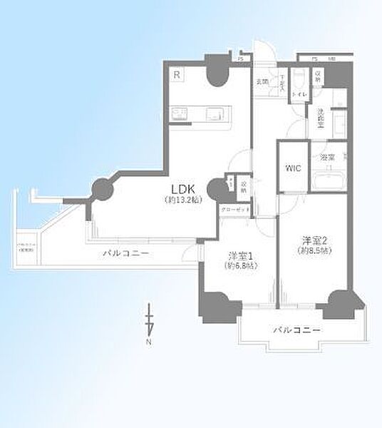 間取りを拡大表示