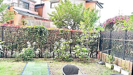 広い敷地！お子様とのキャッチボールやＢＢＱ等ご家族の時間も充実！！  