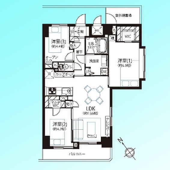 間取りを拡大表示