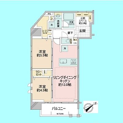 間取り デュオヒルズ川口元郷ＥＳＴ 3階/-