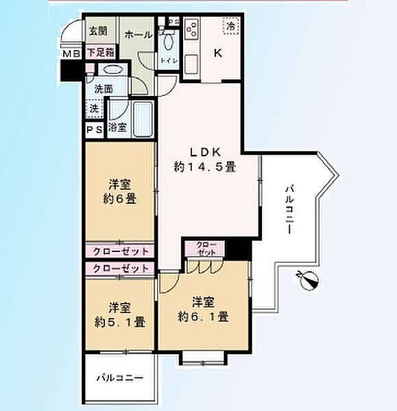 間取りを拡大表示