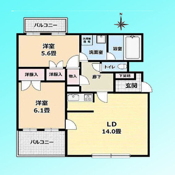 間取りを拡大表示