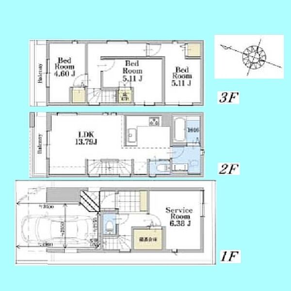 間取りを拡大表示