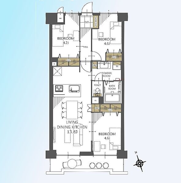 間取りを拡大表示