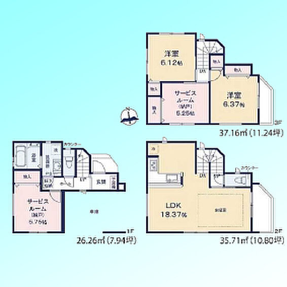 間取りを拡大表示