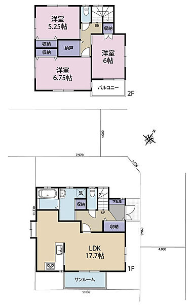 間取りを拡大表示