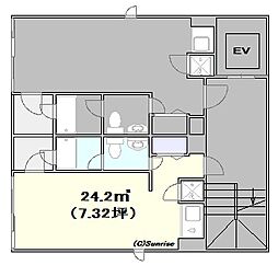 クインズビルの間取図画像