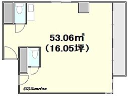 レック御成門の間取図画像