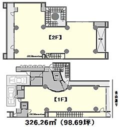 VORT青山一丁目Dual'sの間取図画像
