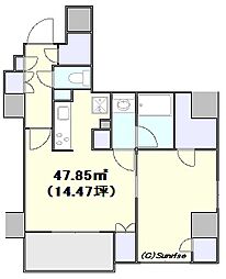 シティインデックス千代田秋葉原の間取図画像
