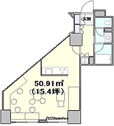 フィールA渋谷の間取図画像