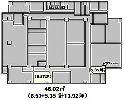 日本教育会館の間取図画像