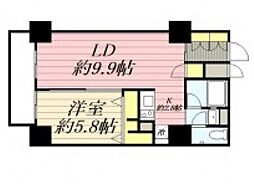 HF駒沢公園レジデンスTOWER 1LDKの間取図画像