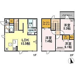 ルミエール 3LDKの間取図画像