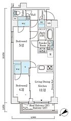 物件の間取り