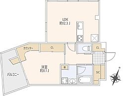 GrandStoryYOGA2 1LDKの間取図画像